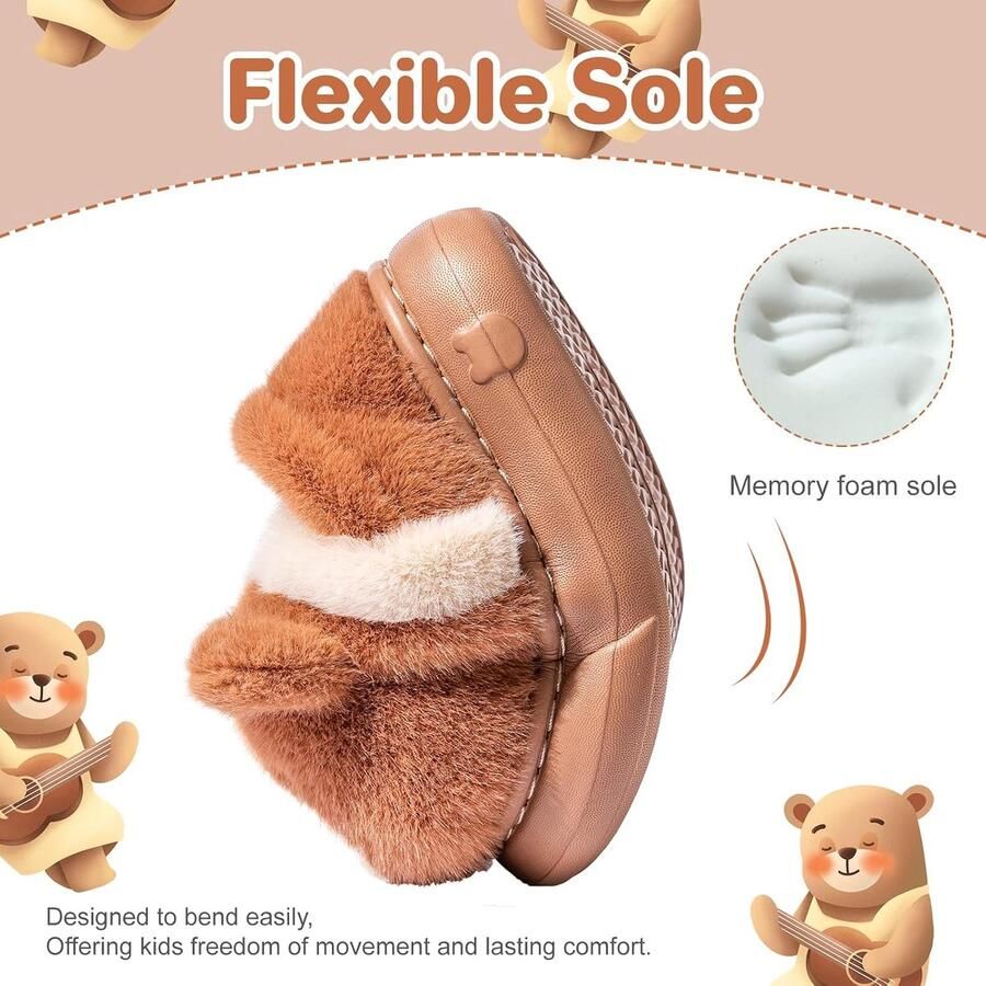 Pantoffels voor Kinderen Warme Pluche Sloffen Zachte