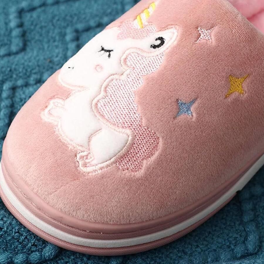 Pantoffels voor kinderen winterpantoffels warme schoenen voor thuis eenhoorn konijn