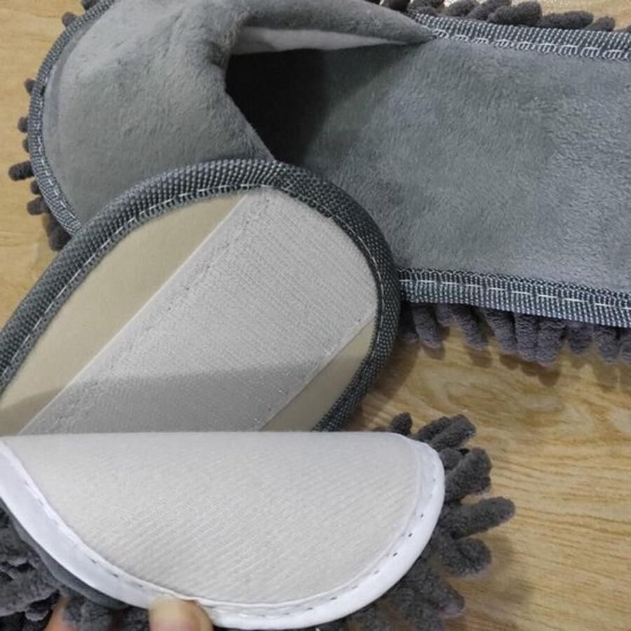 Pantoffels voor mannen Open teen vloerpantoffels met hoge stofopname Pure kleur Wateropname Ideaal voor kantoor (M 39-41) Comfortabel en stijlvol