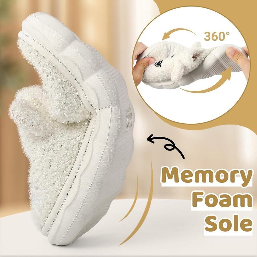 Pantoffels voor meisjes kat kinderen winter pluche antislip voor binnenshuis