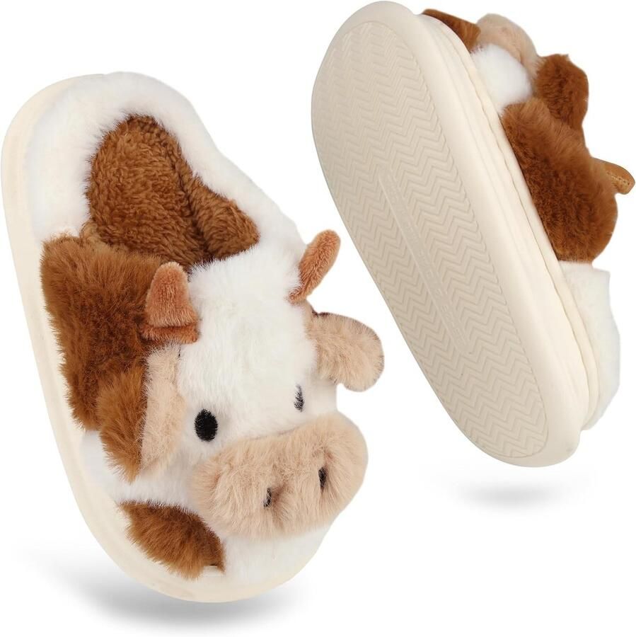Slippers voor meisjes pluche warme schattige haas alles inclusief traagschuim antislip comfortabel platte pantoffels