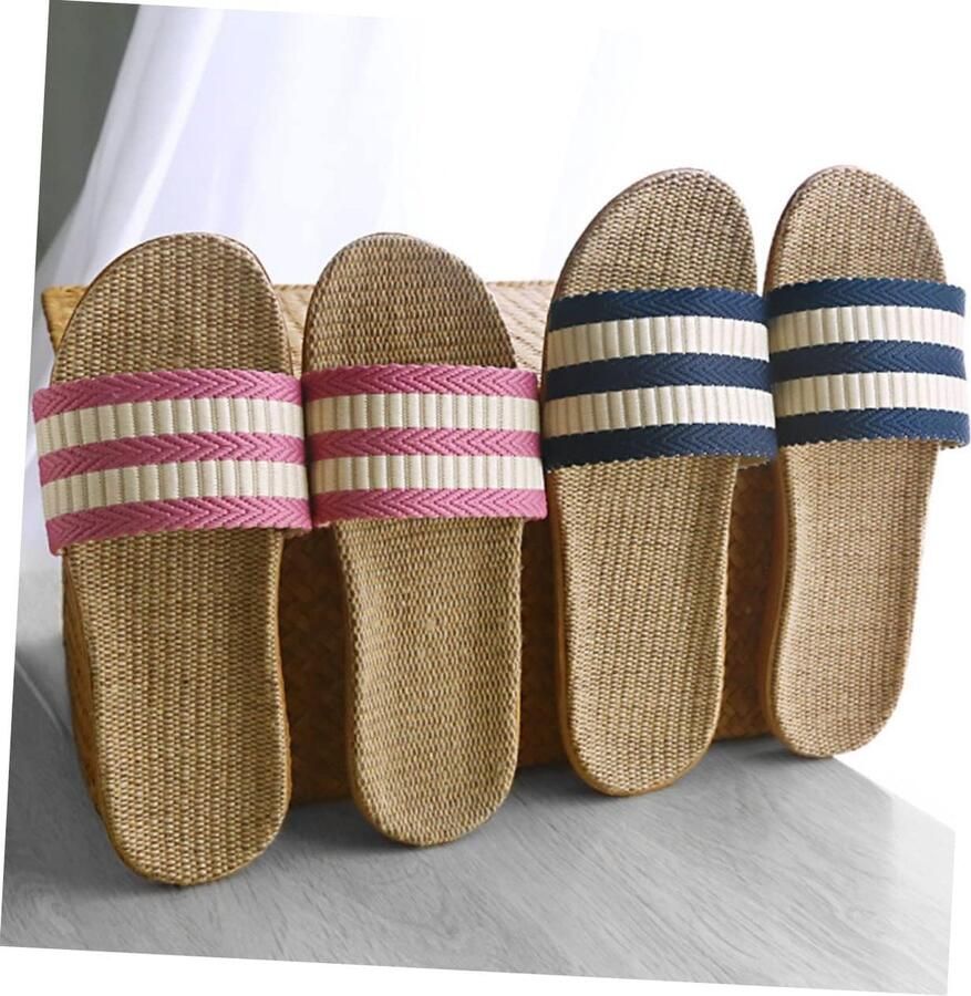 Pantoffels voor slipper pluche pantoffels mocassin heren dia's slippers mode zweetabsorberende pantoffels EVA roze