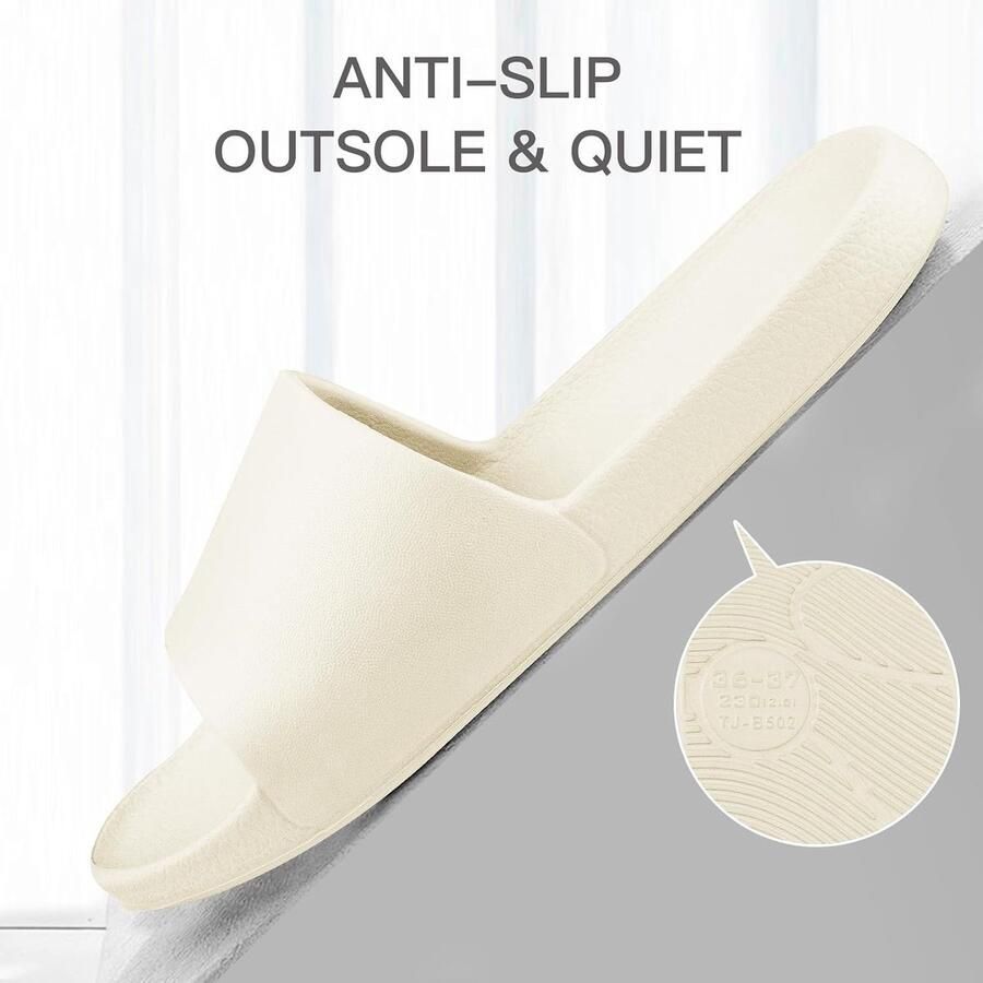 Pantoffels voor en nen antislip doucheslippers badsandalen super comfortabel