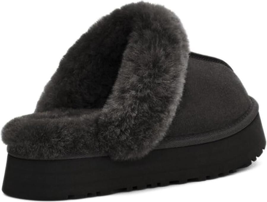 Pantoffels voor vrouwen faux suède instappers ronde teen dames pantoffels pluizige warme winter comfortabele zachte voering muilezel slippers geschenken voor vrouwen