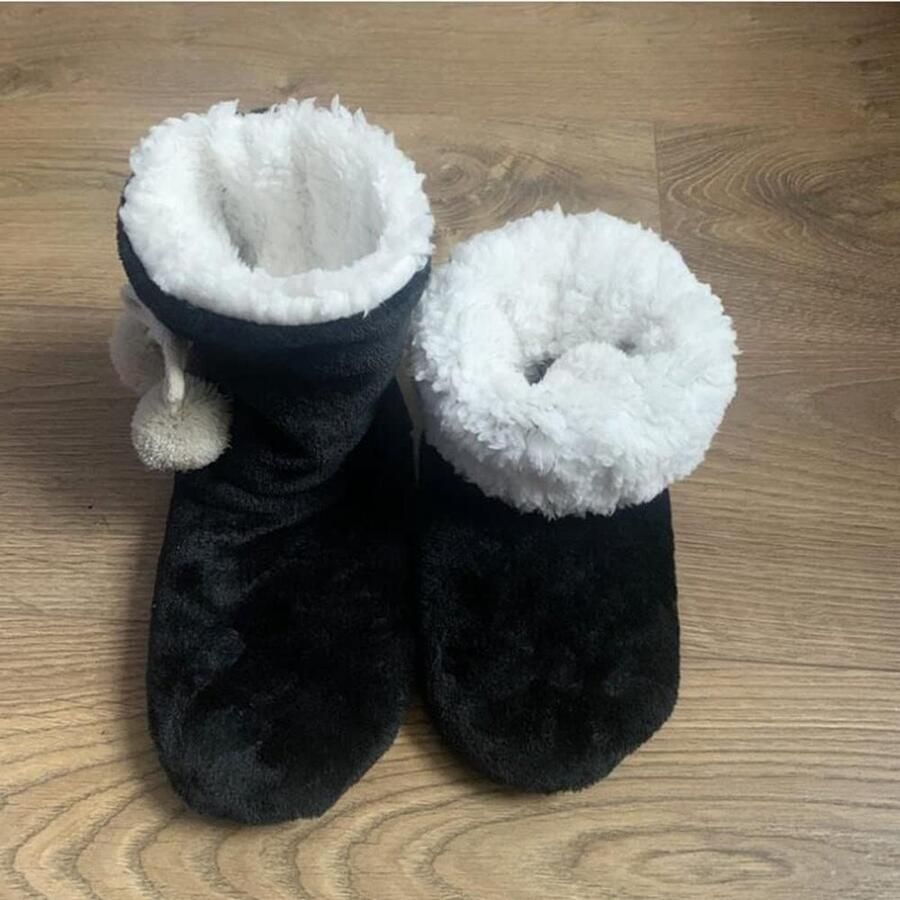Pantoffels warme dames huislaarzen winter huttenlaarzen pluche dikke huisschoenen unisex winterpantoffels behaaglijk warme pantoffels antislip comfortabele slippers laarzen schoenen voor binnen