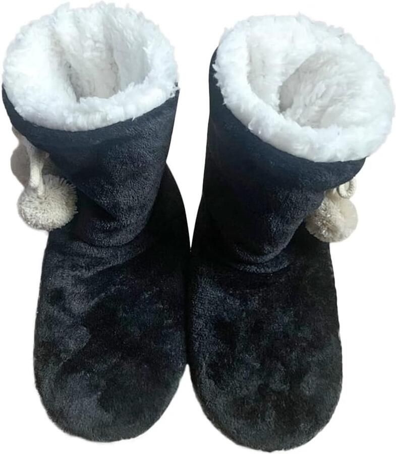 Pantoffels warme dames huislaarzen winter huttenlaarzen pluche dikke huisschoenen unisex winterpantoffels behaaglijk warme pantoffels antislip comfortabele slippers laarzen schoenen voor binnen
