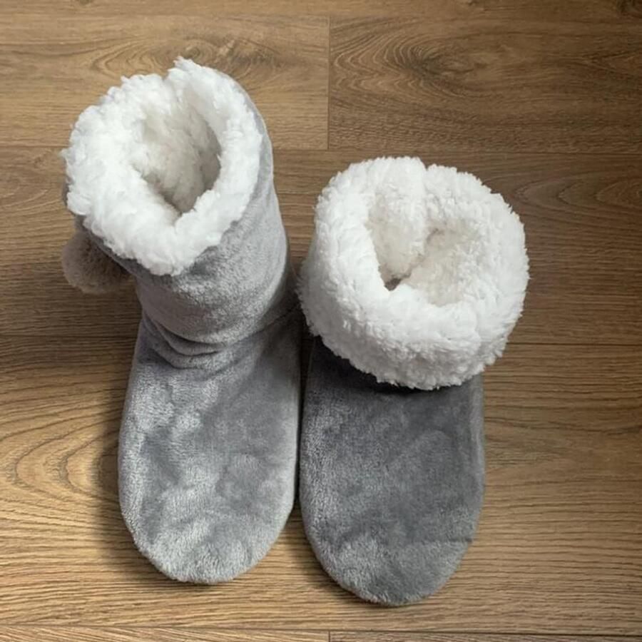 Pantoffels warme dames huislaarzen winter huttenlaarzen pluche dikke huisschoenen unisex winterpantoffels behaaglijk warme pantoffels antislip comfortabele slippers laarzen schoenen voor binnen
