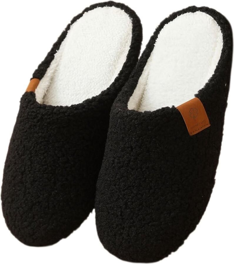Pantoffels-Warme winterpantoffels voor en heren: pluchezacht en comfortabelmet een antislipzool en een stijlvolle uitstraling die lijk knus aanvoelt. Een perfect cadeau-voor moeder- -dochter-zoon-echtgenoot-vader of vriend