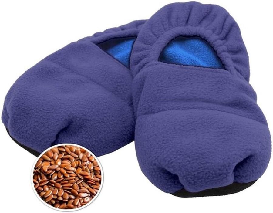 Pantoffels Wasmachineverwarmd Fleece Uniseks 41 45 Lijnzaad Geur Comfortabele Pasvorm Verwarmde Schoenen
