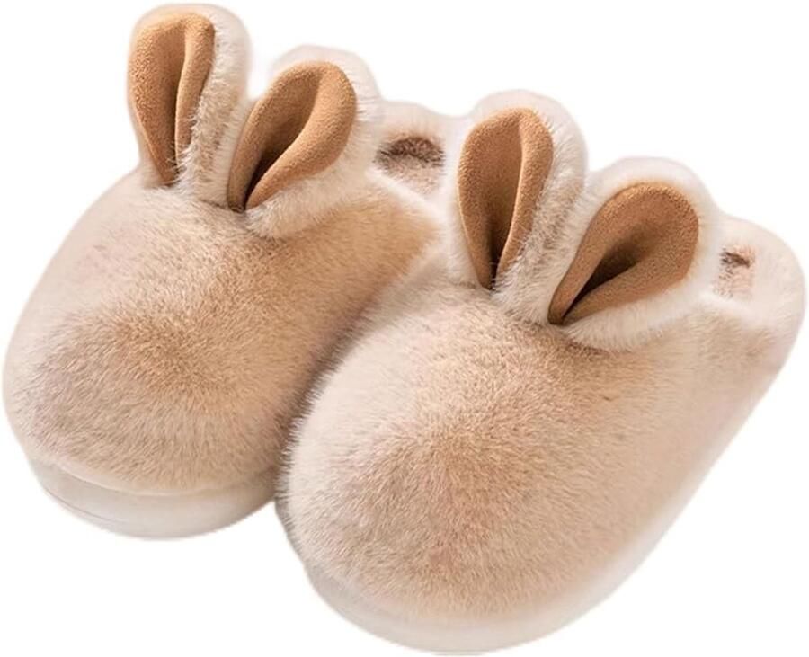 Pantoffels Winterpantoffels Warm schoeisel Pluche damespantoffels Katoen Konijnenpantoffels Geschikt voor gebruik binnenshuis in de winter