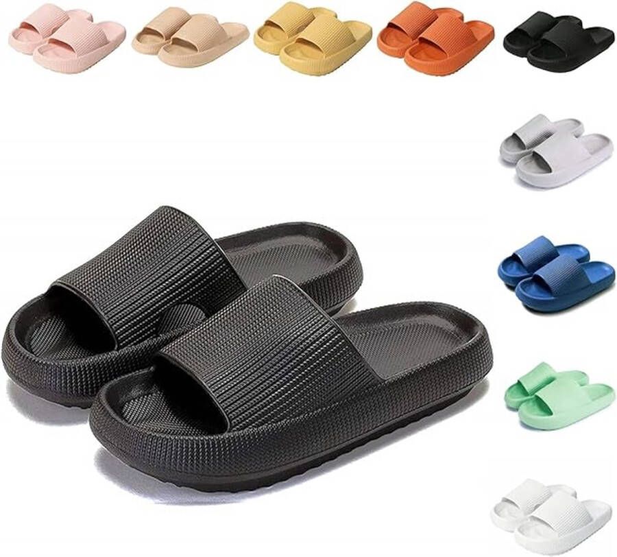 Pantoffels XXL spantoffels Comfortabele herenpantoffels Dikke EVA-pantoffels Snel drogende douchepantoffels Antislip badpantoffels Strandpantoffels Zomerse antislip en geurverdrijvende huispantoffels