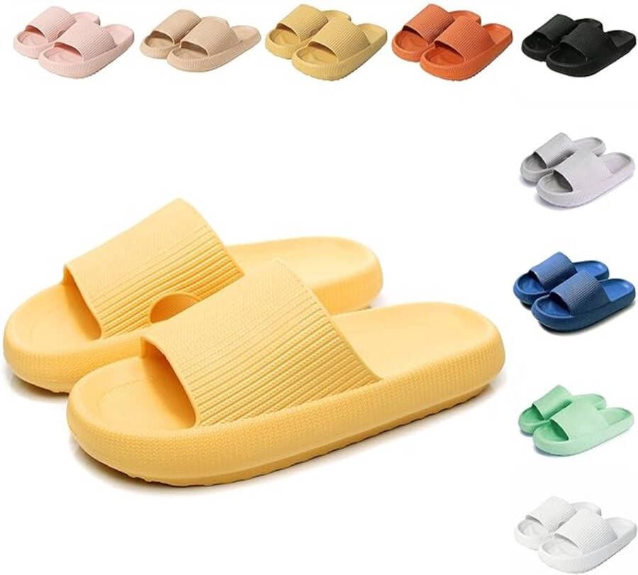 Pantoffels XXL spantoffels Comfortabele herenpantoffels Dikke EVA-pantoffels Snel drogende douchepantoffels Antislip badpantoffels Strandpantoffels Zomerse antislip en geurverdrijvende huispantoffels