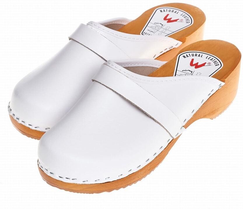 Pantofle Wójciak Serie Leren Klompen voor Mannen Comfortabel 43 Stevige Zolen