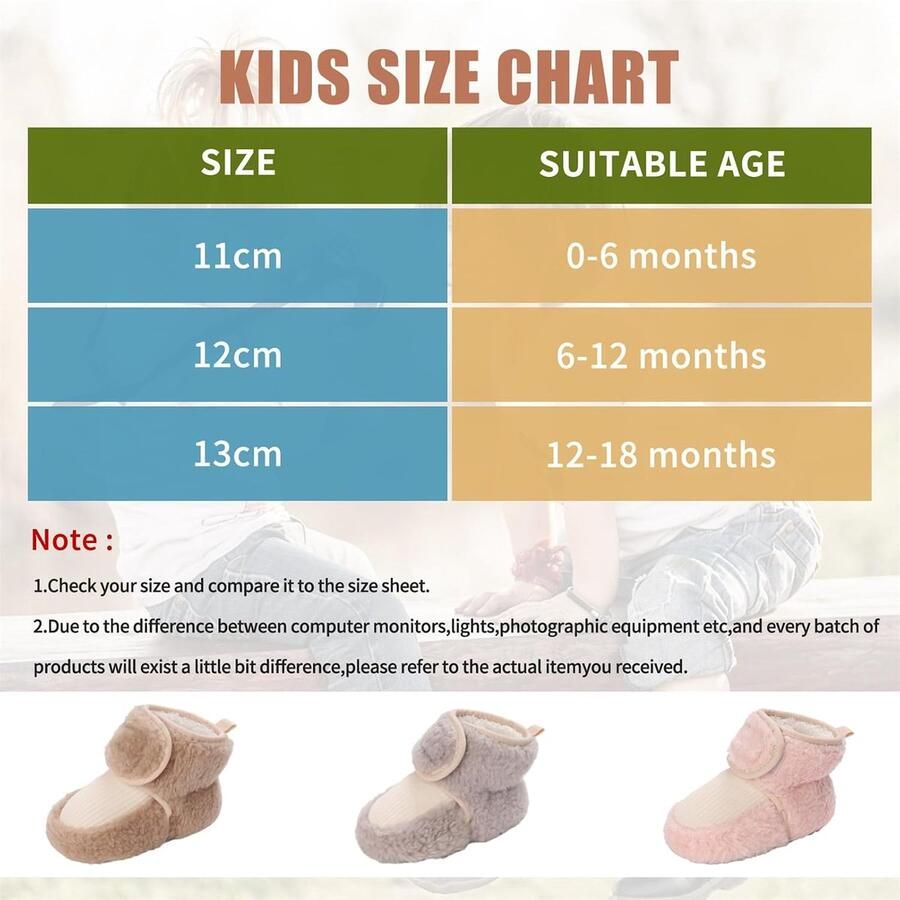 Pasgeborenen fleece bootie winter warme antislip zachte zool winterschoenen sok schoenen schattige verstelbare kruipschoenen prewalker laarzen voor peuters