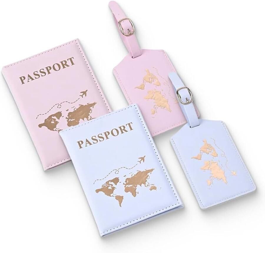 Paspoorthoezen paspoortorganizer paspoorthoes beschermhoes voor reizen accessoires voor creditcards identiteitskaart en reisdocumenten Meerkleurig