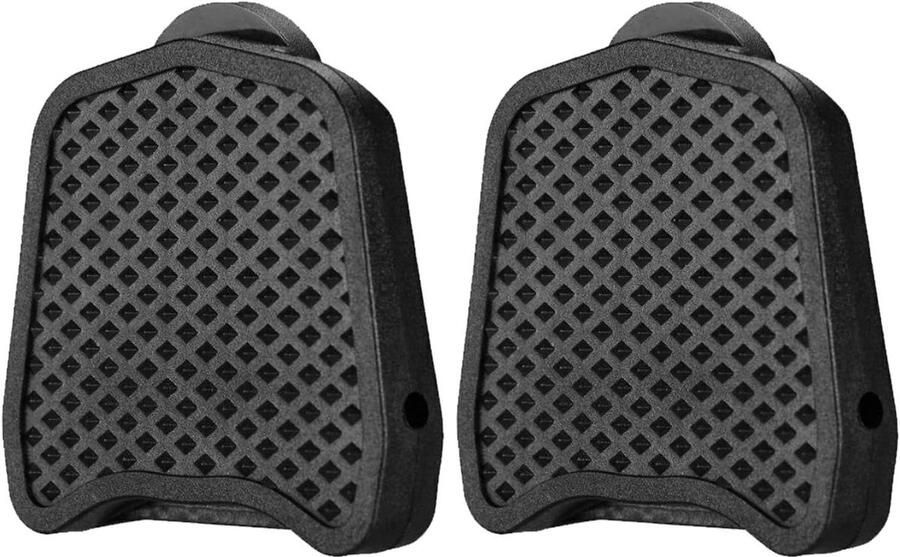 Pedaal Adapter Platen Pedaal Converter Fietsen Met Straatschoenen Gereedschapsloze Montage 2 stuks Zwart