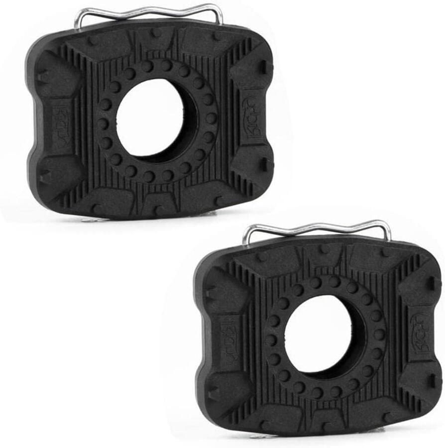 Pedaal Adapters Clipless Conversie Fietsen Comfortabeler Anti-slip Ontwerp 9.5 x Zwart