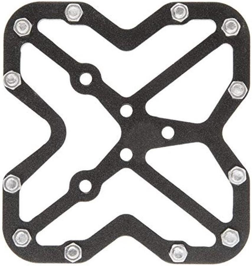 Pedaal Adapters Platform Pedalen Fietsen Met Verwisselbare Pinnen 85 x 90 mm Zwart