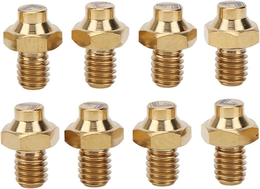 Fietspedaalbouten Pedaalschroeven Pins Verbeteren Fietsgrip Titanium Legering Constructie M4x5mm Goud