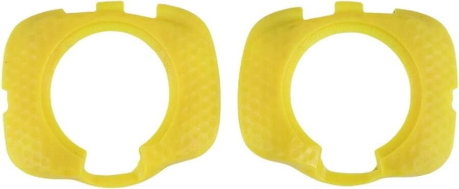 Pedaal Covers Schoenplaat Bescherming Fietsen Verhoogt Tractie 2 Stuks Geel