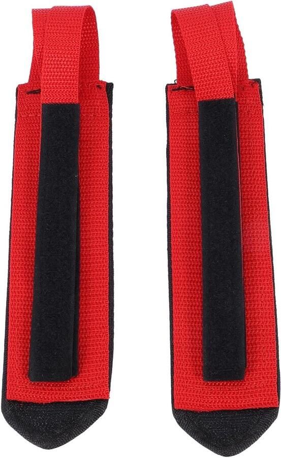 Pedaal Rie Voetbanden Fiets Veilig Fietsen Verstelbaar Nylon 24 x 6 x Rood