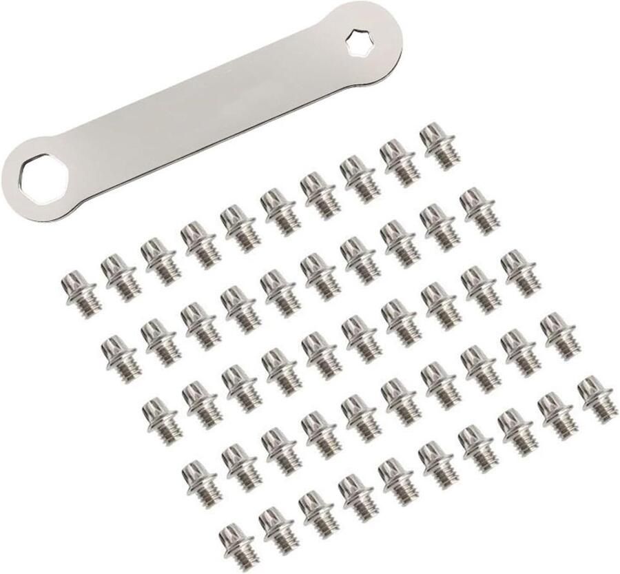 Pedaal Schroeven Antislip Studs Fietsen Verbeteren Roestwerend Staal 50 Stuks Type B