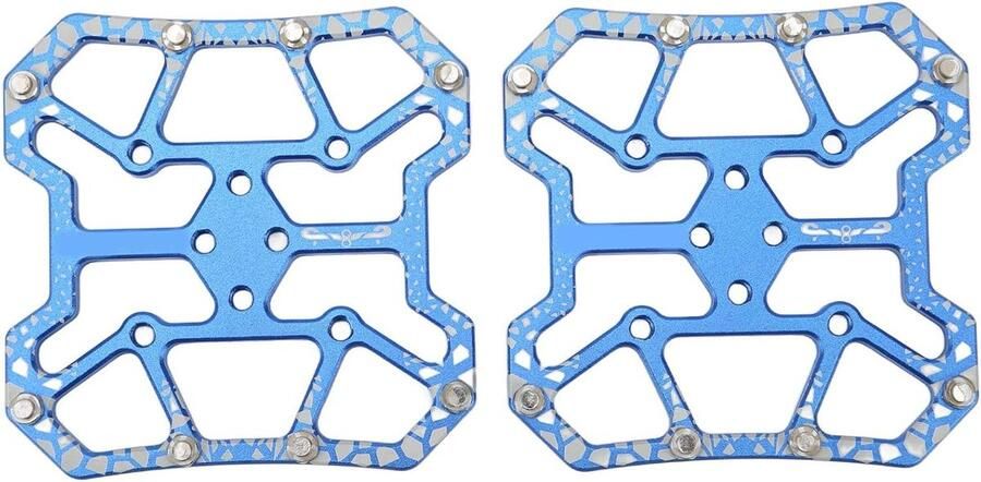 Pedaaladapter Fietspedalen Platform Adapters Fietsen Flexibel Snelle Conversie 90x90mm Blauw