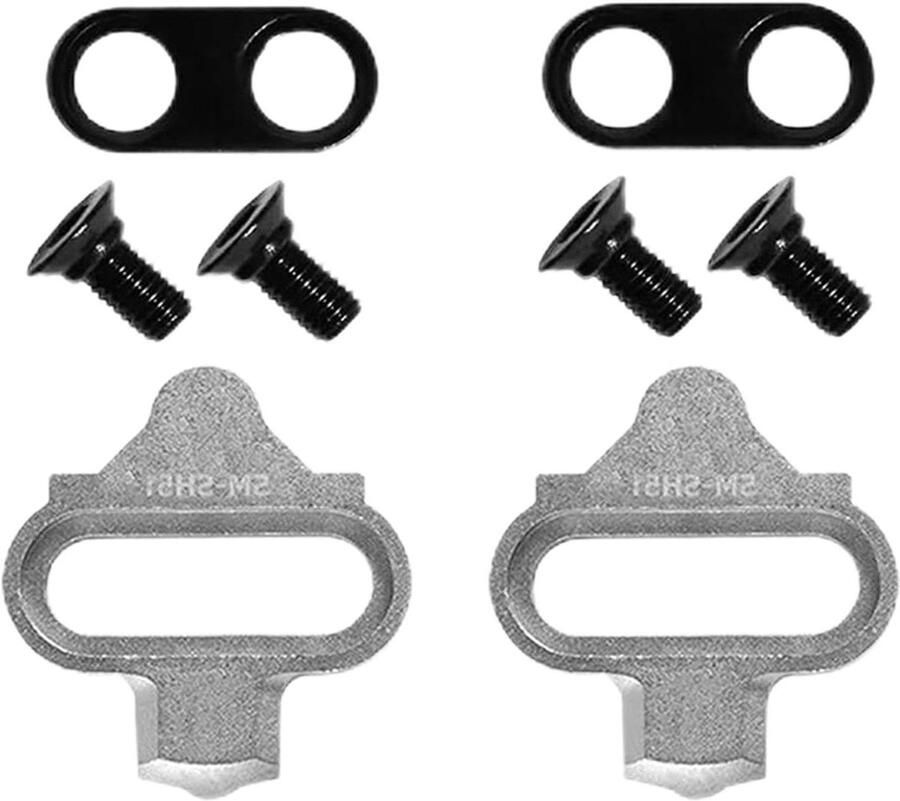Pedaalcleats Set SPD Schoenplaten Fietsen Roestvrij Staal 6.8x Enkel kenmerk