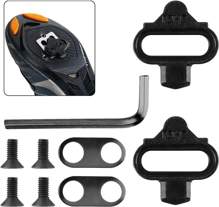 Pedal set for road bike and MTB pair of spare tips for bicycle compatible with all pedals on the market for mountain bikes indoor bikes and road bikes