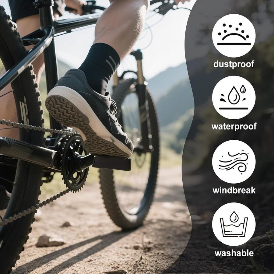 Pedalbescherming voor fietstransport fietspedaalafdekkingen van neopreen voor bescherming tijdens transport voor fietstransportbescherming fietspedalen pedaalabdekking vouwfiets hometrainer en