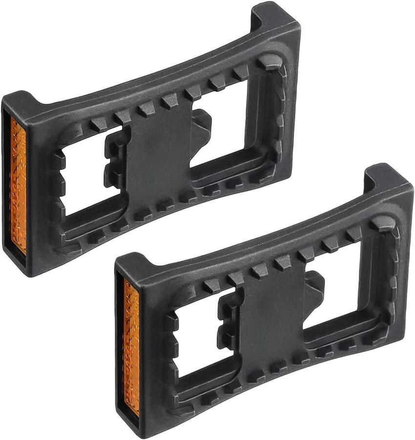 Pedalen Adapter Set Cleat Conversie Fietsen Nylon Composiet 12 x 12 x Zwart