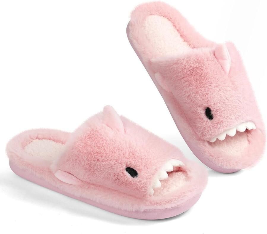Peep Toe Winter Pantoffels met Traagschuim Voering en Anti-Slip Zool Dames Huis Schoenen met Warme Voering Comfortabele Slippers voor