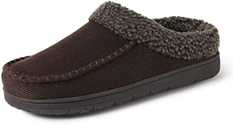 Perforated Microsuede Moc Toe Clogs voor Heren Comfortabele Slippers