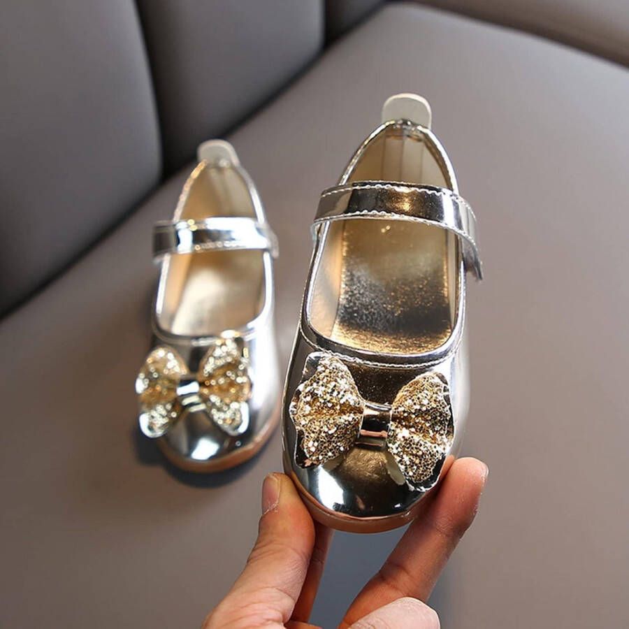 Peuter Meisjes Prinses Jurk Schoenen Leuke Boog Mary Jane Flats Feestschoenen School Bruiloft