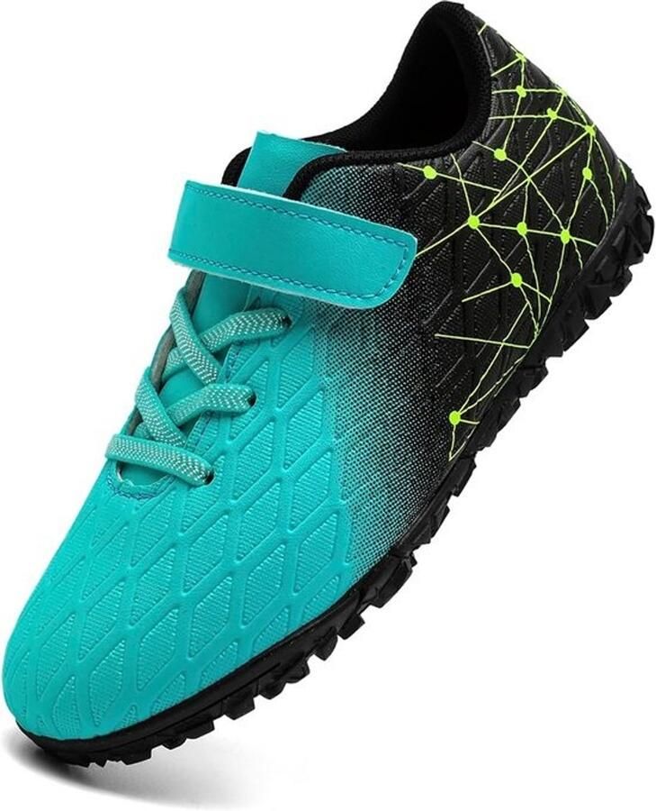 PidaGlobal kinder-voetbalschoenen voor kunstgras en indoor Antislip trainingsschoenen voor jeugd