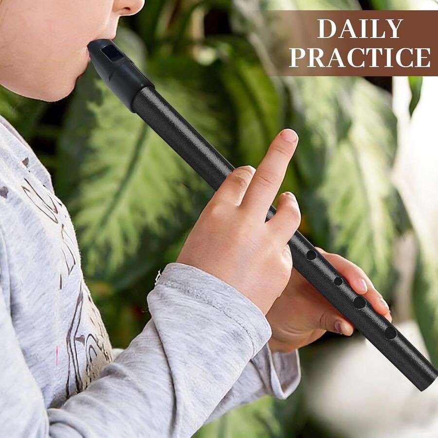 Pijpenfluit Celtic Tin Whistle (stemming D zwart)