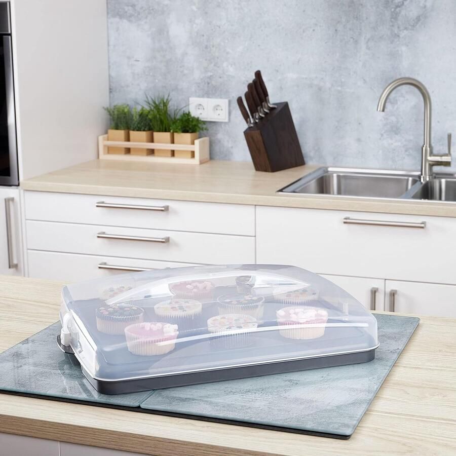 Plaattaart transportdoos met kliksluiting 50 x