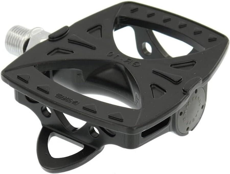 Platform Pedalen Fiets Pedalen Fietsen met sneakers Breder opstapoppervlak 340 Gram Zwart