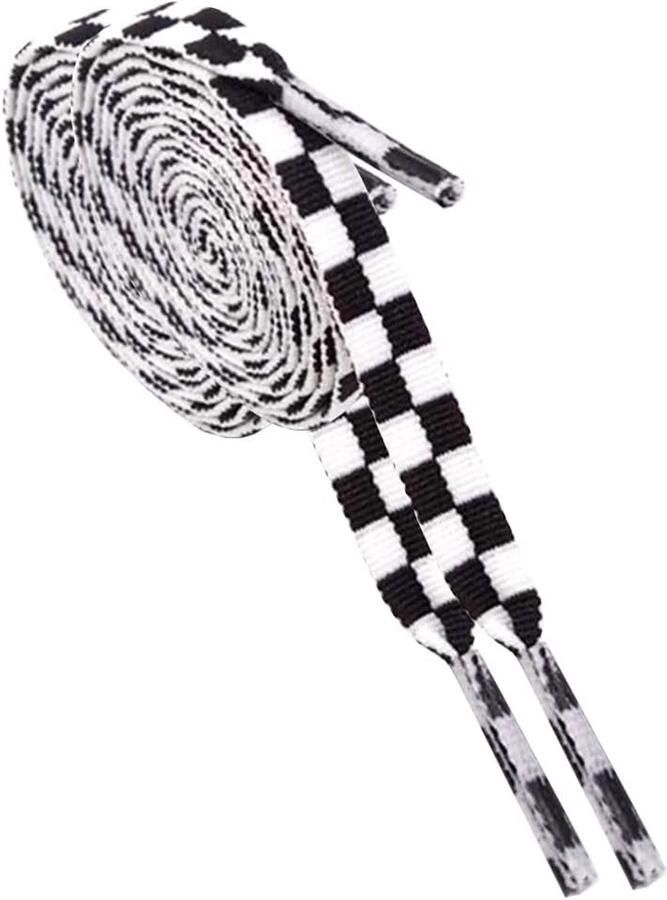 Platte Bedrukte Schoenveters met Patroon voor Sportschoenen Loopschoenen 120