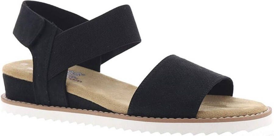 Platte dames sandaal met enkelbandje