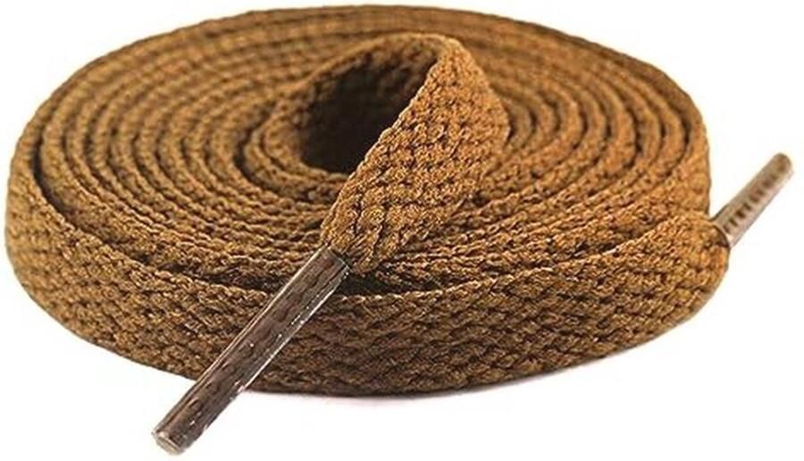 Platte en Ronde Veters voor Werkschoenen en Wandelschoenen Scheurvast Gewaxte Schoenveters