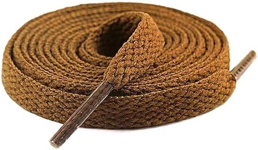 Platte en Ronde Veters voor Werkschoenen en Wandelschoenen Scheurvast Gewaxte Schoenveters