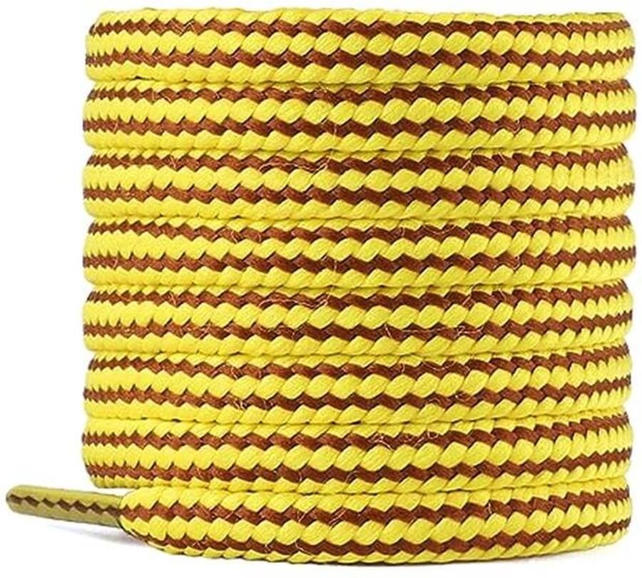 Platte en ronde wax schoenveters voor werkschoenen en wandelschoenen