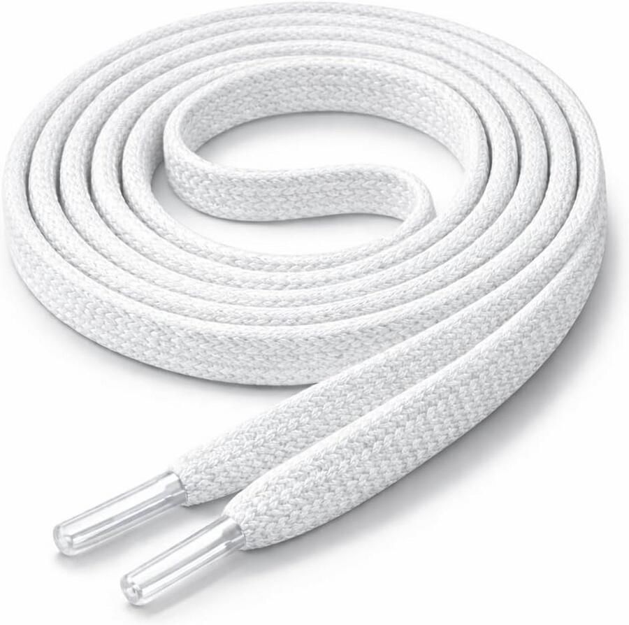 Sterke Platte Schoenenveters Katoen Gewaxt voor Sneakers en Leren Schoenen 5mm