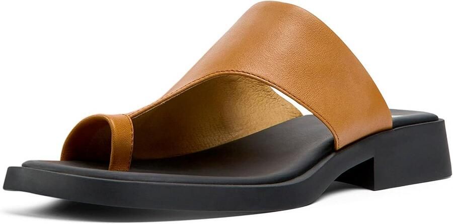 Platte Leren Sandalen Dames Comfortabele Zomer Sandaal