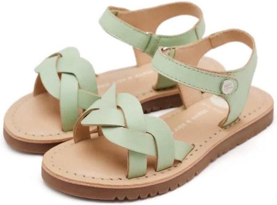 Meisjes Platte Sandalen met Vlechtdetails