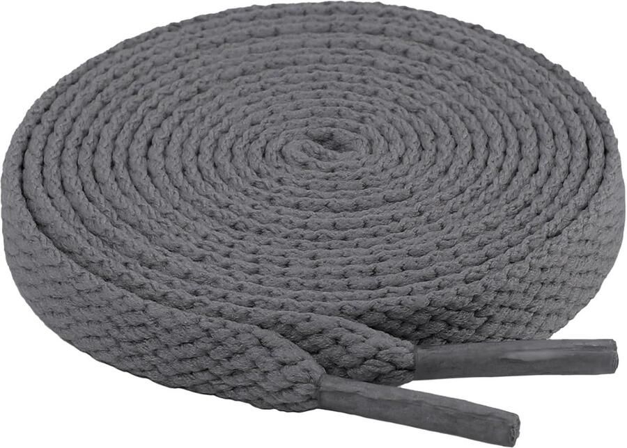 Platte Polyester Schoenveters Verschillende Lengtes en Kleuren Scheurvast en Makkelijk te Reinigen