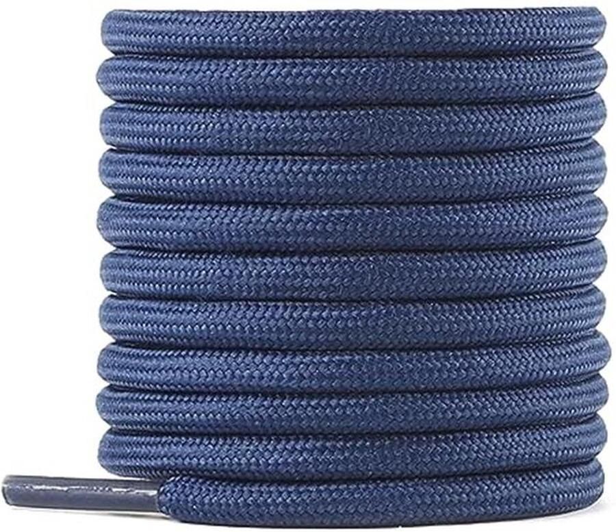 Platte Ronde Veters voor Werkschoenen Wandelschoenen en Trekkingschoenen Extreem Scheurvast Gewaxte Schoenveters in Lengtes