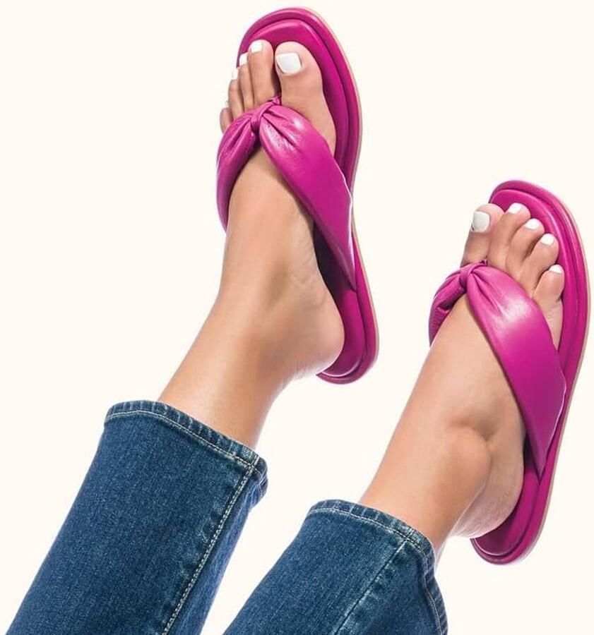 Platte Sandaal Zomerschoen Dagelijks Gebruik Veerkrachtige Demping Zwart