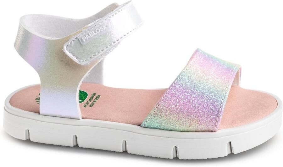 Platte Sandalen Meisjes met Suède Look en Comfort Technologie
